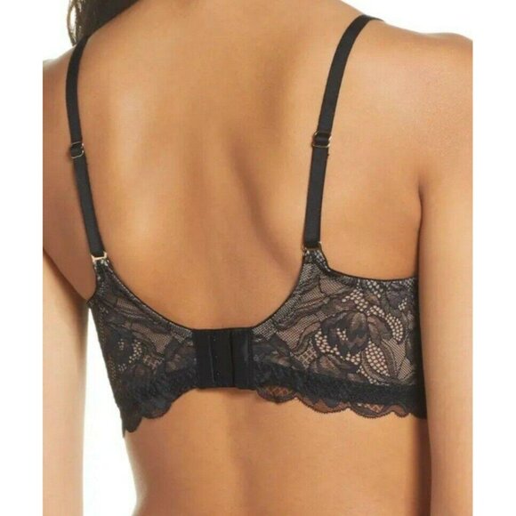 🆕NATORI Muse Full Wireless T-Shirt Bra #733251 Black 36G - Picture 3 of 12